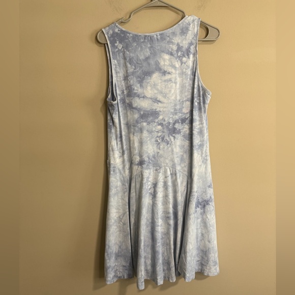 Anthropologie Heartloom Blue Tie-Dye Mini Dress - Picture 5 of 9